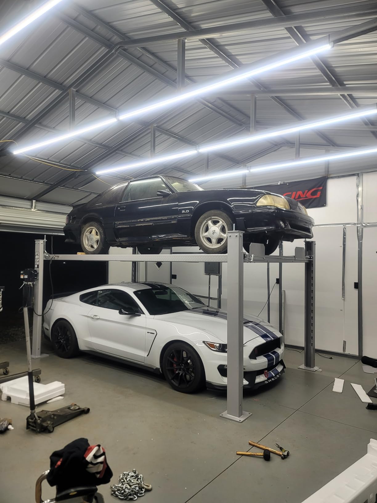 Triumph NSS-11 (Truck Combo) 11,000 lb 4 Post Automotive Lift with Jacks photo review