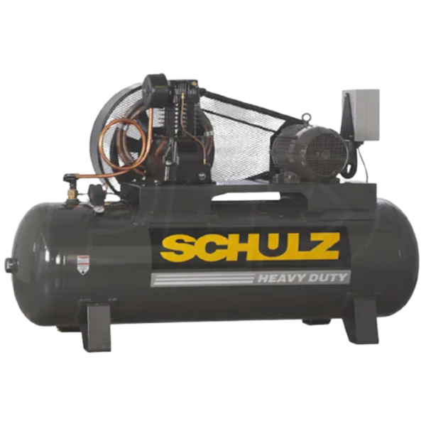 Schulz L-Series 10120HL40X-3 10-HP 120-Gallon Two-Stage Air Compressor (208V 3-Phase)