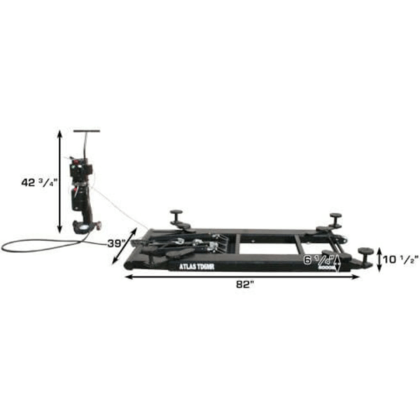 Atlas 6MR Portable Mid-Rise 6,000 lb Capacity Scissor Lift - Image 11