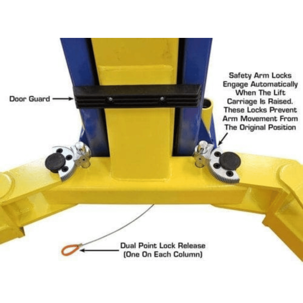 Atlas 9KOHX 9000 lb Overhead 2-Post Lift - Image 10