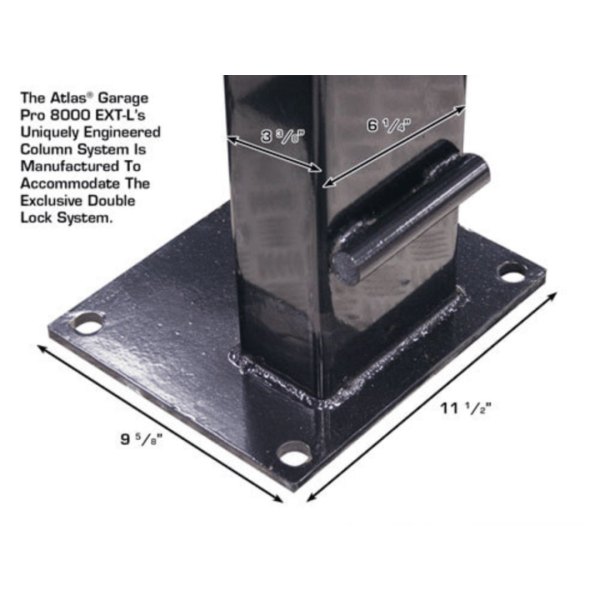 Atlas Garage PRO8000EXT-L 4 Post Lift + RJ35 Sliding Jacks Combo - Image 10