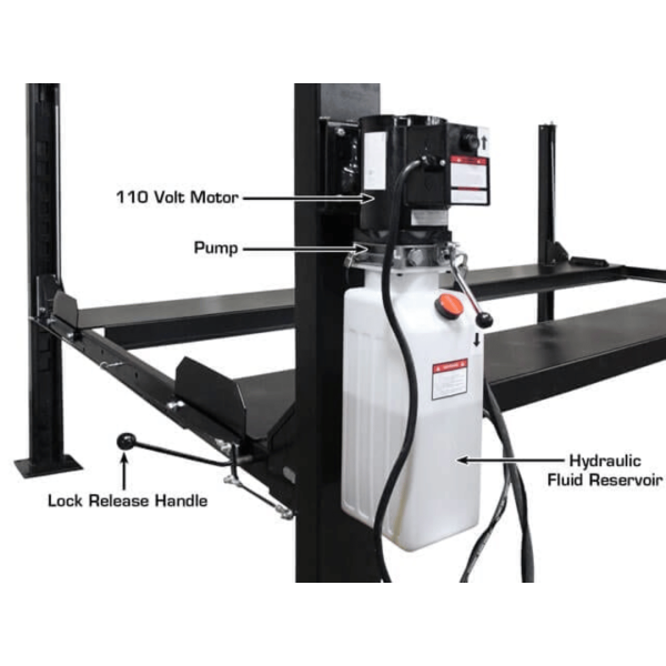 Atlas APEX8 ALI Certified Hobbyist 8,000 lb. Capacity 4-Post Lift - Image 10
