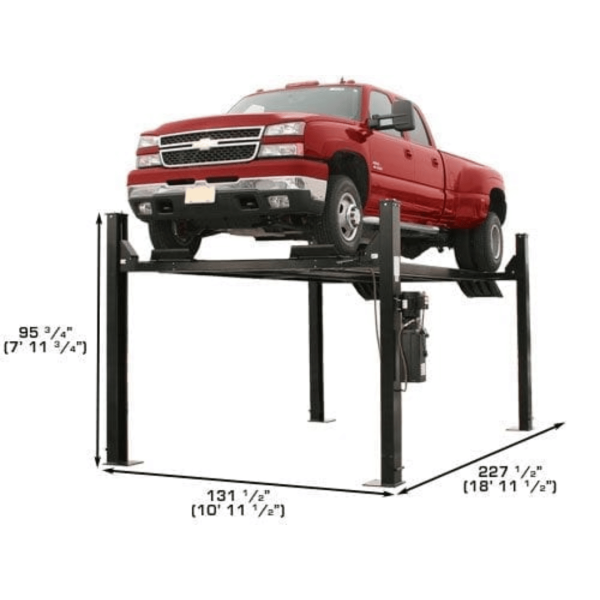 Atlas Garage PRO9000 4 Post Lift + RJ6 Rolling Jacks Combo - Image 8