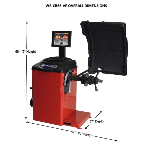 Valor WB-CB66-VE Wheel Balancer - Image 12