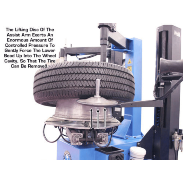 Atlas TC229 Rim-Clamp Tire Changer with Dual Arms - Image 11