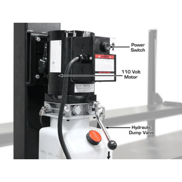 Atlas APEX8 ALI Certified Hobbyist 8,000 lb. Capacity 4-Post Lift - Image 11