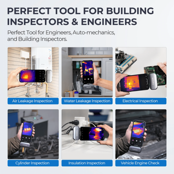 Topdon USA TC002 (iOS Devices) Portable Thermal Imaging Camera - Image 12