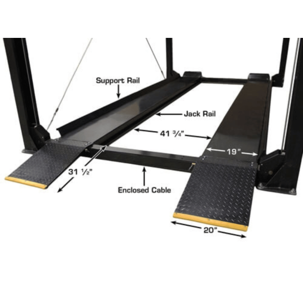 Atlas Garage PRO7000ST Super Tall 7,000 lb. Capacity 4-Post Lift - Image 12