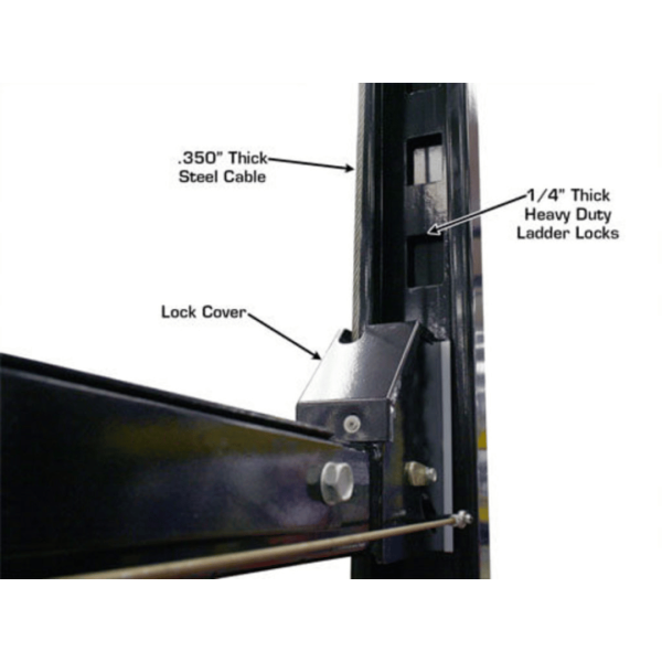 Atlas Garage PRO8000EXT 4 Post Lift + RJ35 Sliding Jacks Combo - Image 11