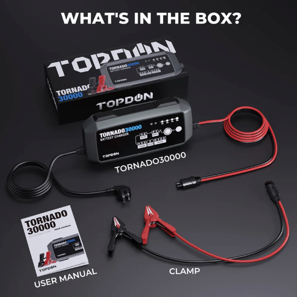 Topdon USA Tornado30000 Smart Battery Charger - Image 13