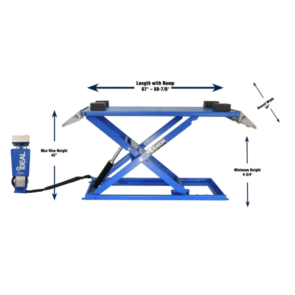 iDEAL UF-2500EH-X Electric / Hydraulic UTV Frame Lift - Image 13