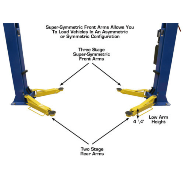 Atlas 9OHSC Overhead 9,000 lb. Capacity 2-Post Lift - Image 12