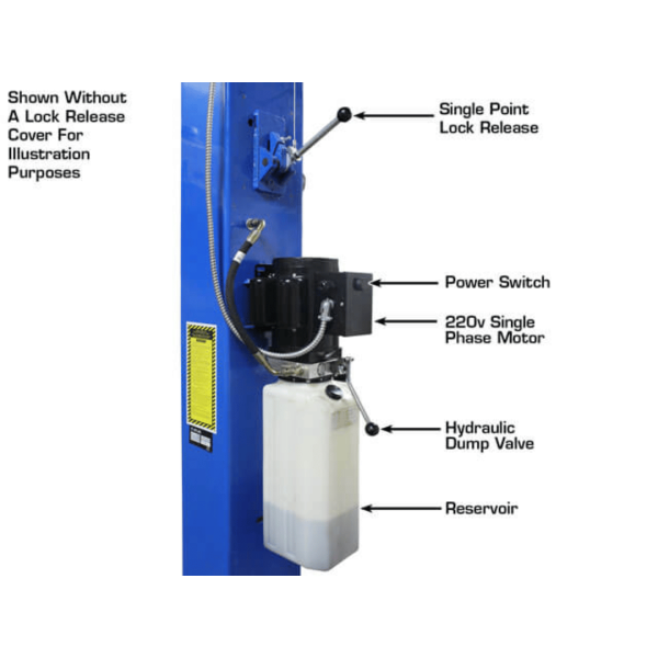 Atlas PRO-9D 9,000 lb Overhead 2-Post Lift - Image 13
