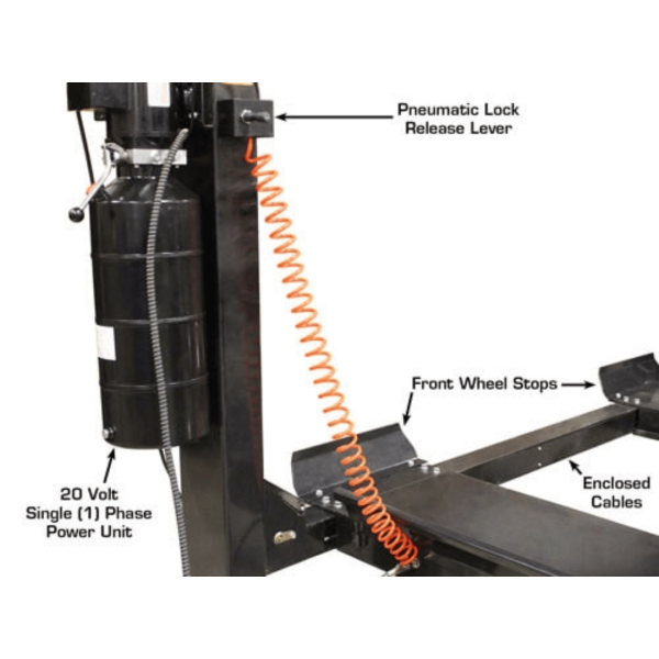 Atlas Garage PRO7000ST Super Tall 7,000 lb. Capacity 4-Post Lift - Image 13