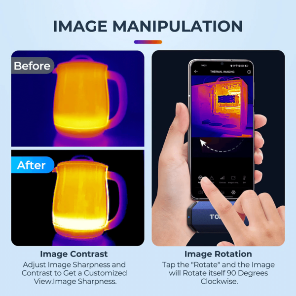 Topdon USA TC001 (Android Devices) Portable Thermal Imaging Camera - Image 14