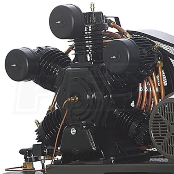 Schulz 15120HW60X-3 V-Series 15-HP 120-Gallon Two-Stage Air Compressor (208V 3-Phase) - Image 3