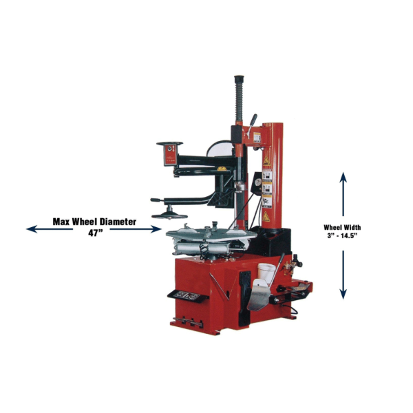 Tuxedo TC-950-WPA Tire Changer - Left Side Press Arm - Image 15