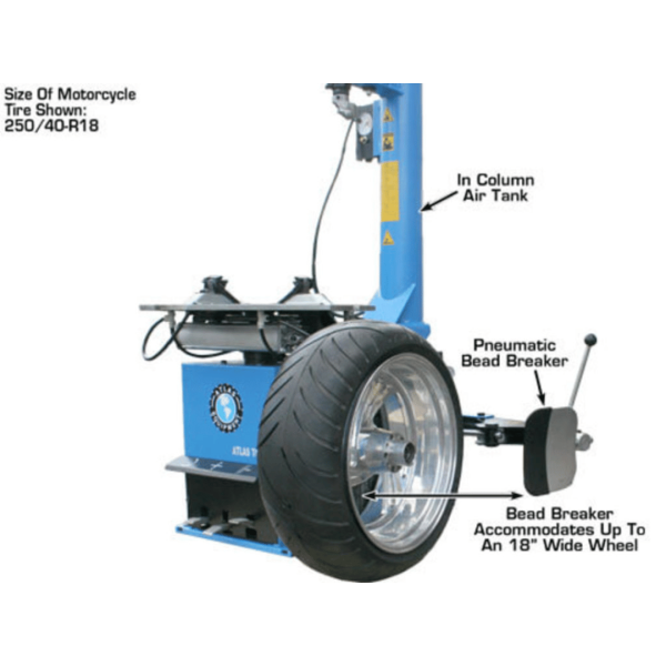 Atlas TC289 Tire Changer + WB11 Wheel Balancer Combo Package - Image 15