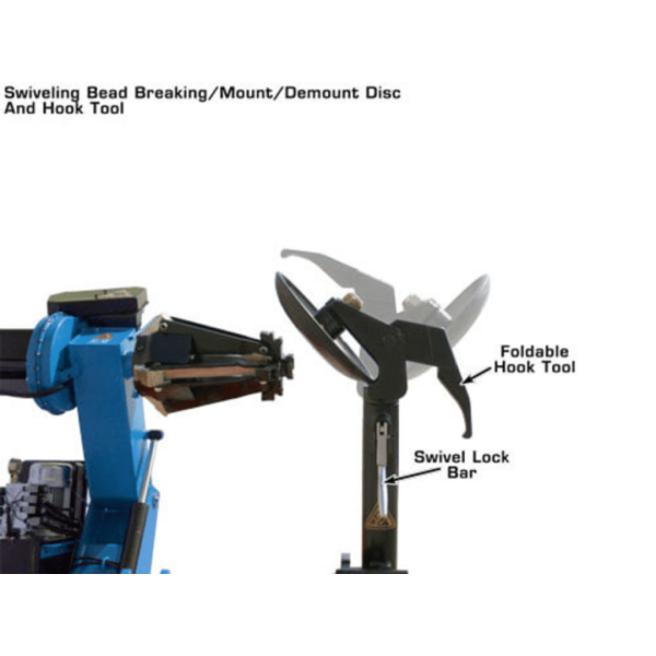 Atlas TTC303 Tire Changer + WBT-210 Wheel Balancer Combo Package - Image 15