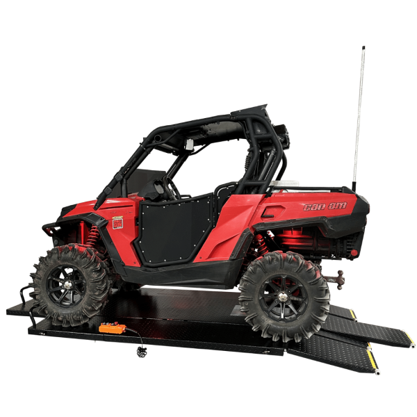 iDEAL U-2200IEH-XR-BLK Electric / Hydraulic UTV Lift Bench - Image 16