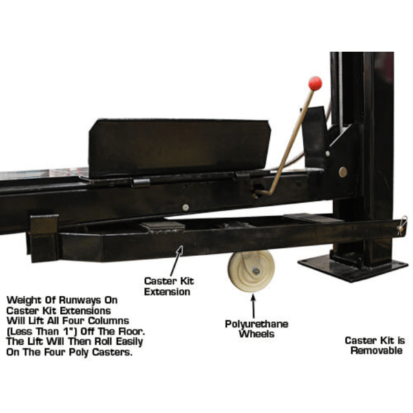 Atlas Garage PRO9000 4 Post Lift + RJ6 Rolling Jacks Combo - Image 15