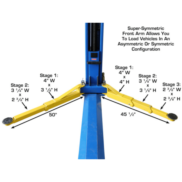 Atlas BP8000 8,000 lb Capacity Baseplate 2-Post Lift - Image 19
