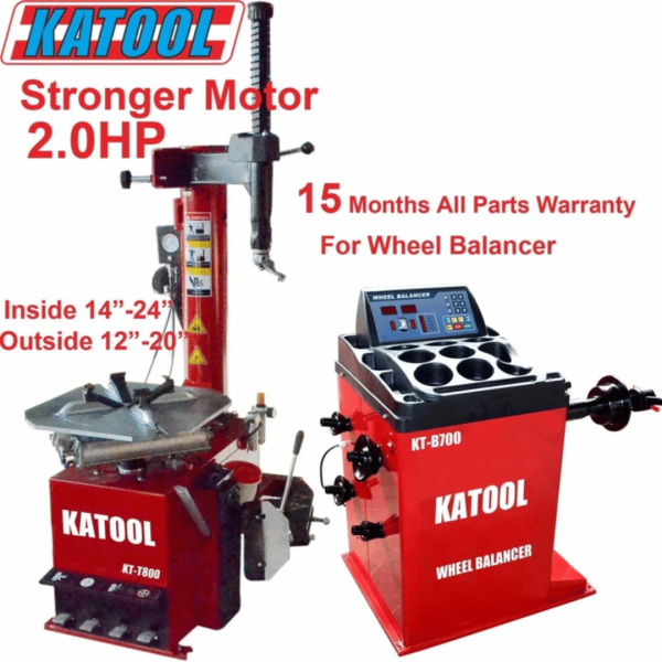 Katool Tire Changer KT-T800 & Wheel Balancer KT-B700 Combo - Image 2