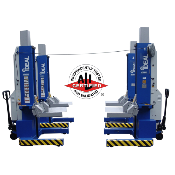 iDEAL MSC-18K-X-472 Heavy Duty Mobile Column Lift (Set of 4)