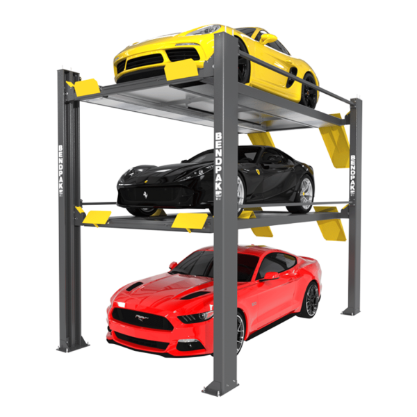BendPak HD-973PX 9,000 and 7,000 Lb. Capacity Three-Level Parking Lift - Image 4