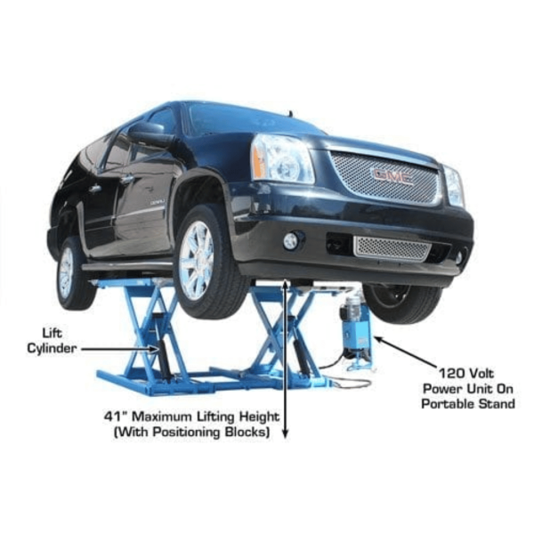 Atlas 7K-Kwik-Bay Portable Mid-Rise 7,000 lb Capacity Scissor Lift - Image 3
