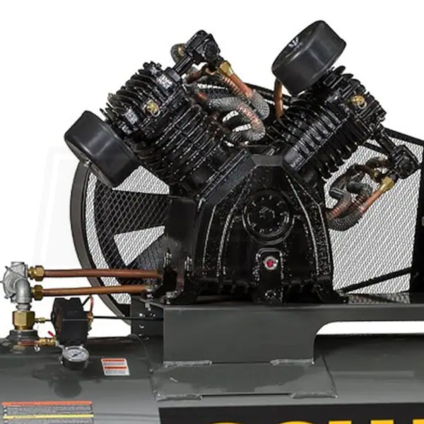 Schulz L-Series 20120HLV80BR-3 20-HP 120-Gallon Two-Stage Air Compressor (460V 3-Phase) - Image 2