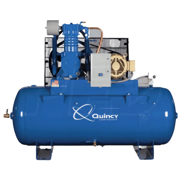 Quincy 2103D12HCB46M QT MAX 10-HP 120-Gallon Two-Stage Air Compressor (460V 3-Phase)