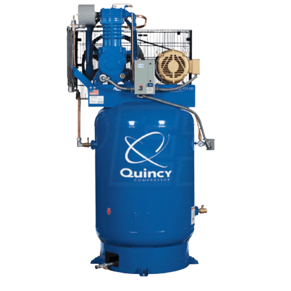 Quincy 2103D12VCB23M QT MAX 10-HP 120-Gallon Two-Stage Air Compressor (230V 3-Phase)