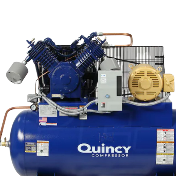 Quincy 2153D12HCA20M QT MAX 15-HP 120-Gallon Two-Stage Air Compressor (208V 3-Phase) - Image 2