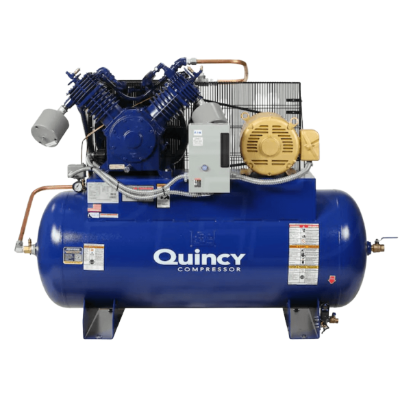 Quincy 2153D12HCA20M QT MAX 15-HP 120-Gallon Two-Stage Air Compressor (208V 3-Phase)