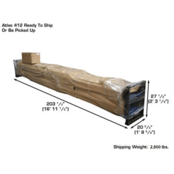 Atlas 412 12,000 lb Commercial  4-Post Lift + RJ6 Jacks Combo - Image 15
