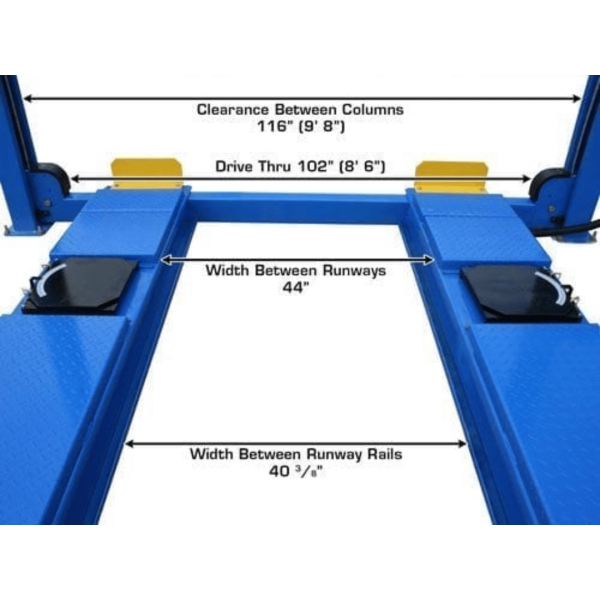 Atlas 414A Alignment Lift + RJ8 Rolling Jacks Combo - Image 25