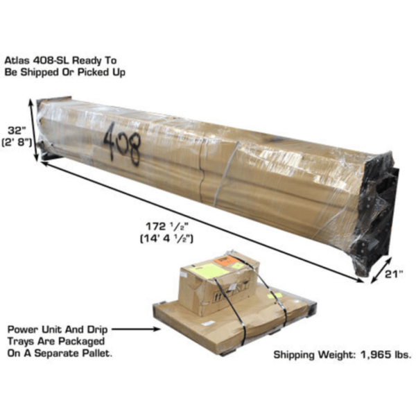 Atlas 408SL Super Deluxe Portable Hobbyist 8,000 lb. Capacity 4-Post Lift - Image 26