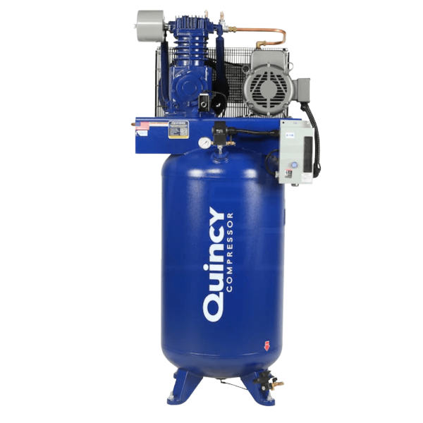 Quincy 471CS80VCBM QT MAX 7.5-HP 80-Gallon Two-Stage Air Compressor (230V 1-Phase)