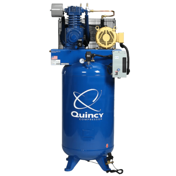 Quincy 273D80VCB23M QT MAX 7.5-HP 80-Gallon Two-Stage Air Compressor (230V 3-Phase)