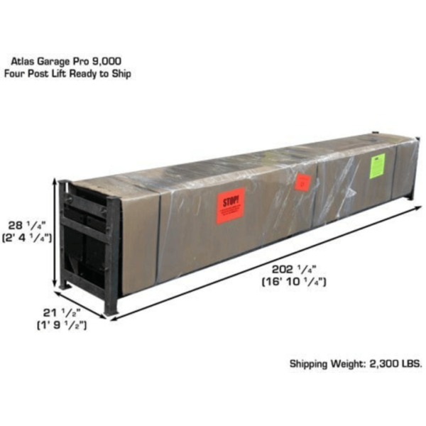 Atlas Garage PRO9000 4 Post Lift + RJ35 Sliding Jacks Combo - Image 23