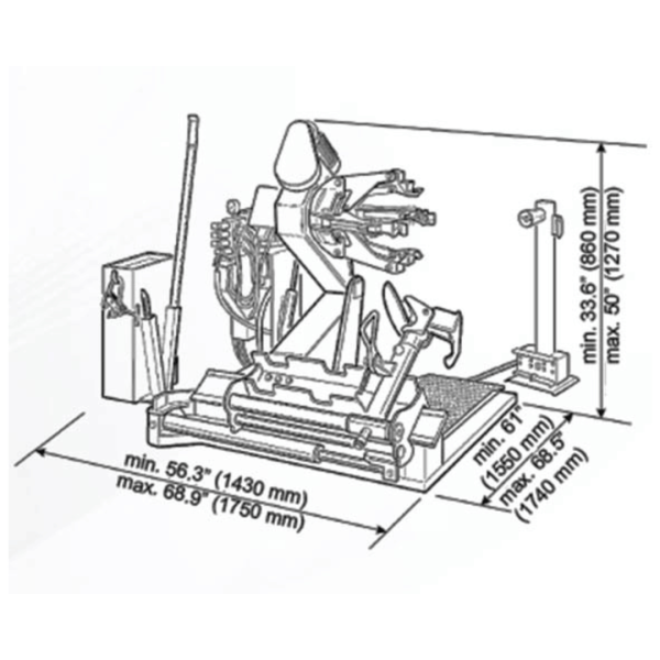 CEMB CM27T Truck & Bus Universal Tire Changer - Image 2