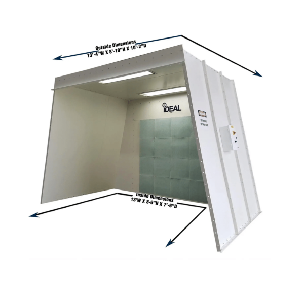 iDEAL PSB-AFOFB1388-AK Open Front Paint Booth - Image 3