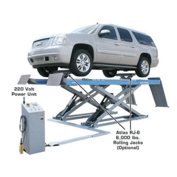 Atlas 12AWFSL 12,000 lb Capacity Alignment Scissor Lift with Wheels Free Lifts - Image 3