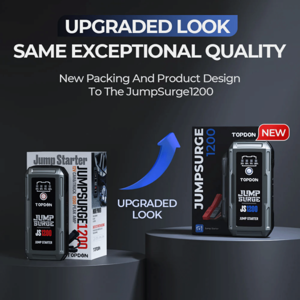 Topdon USA JumpSurge1200 12V Jump Starter & Power Bank - Image 2