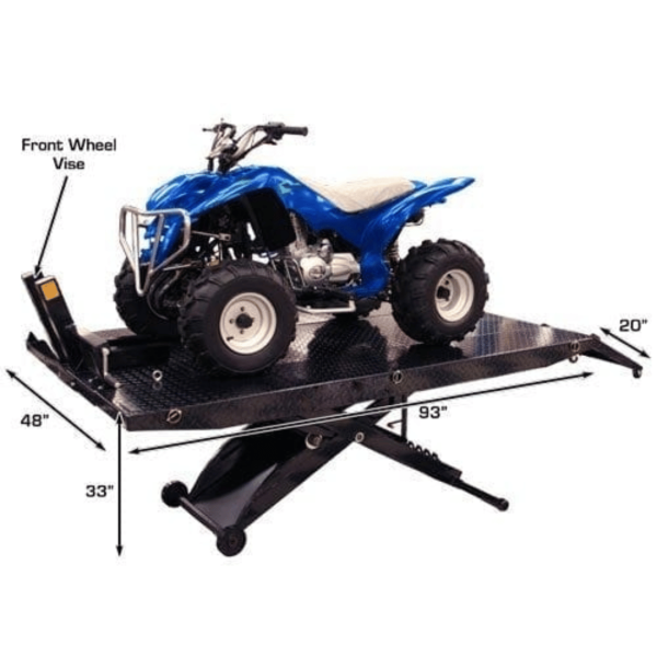 Atlas Cyclelift XLT 1,000 lb. Air-Operated Motorcycle/ATV Lift - Image 2