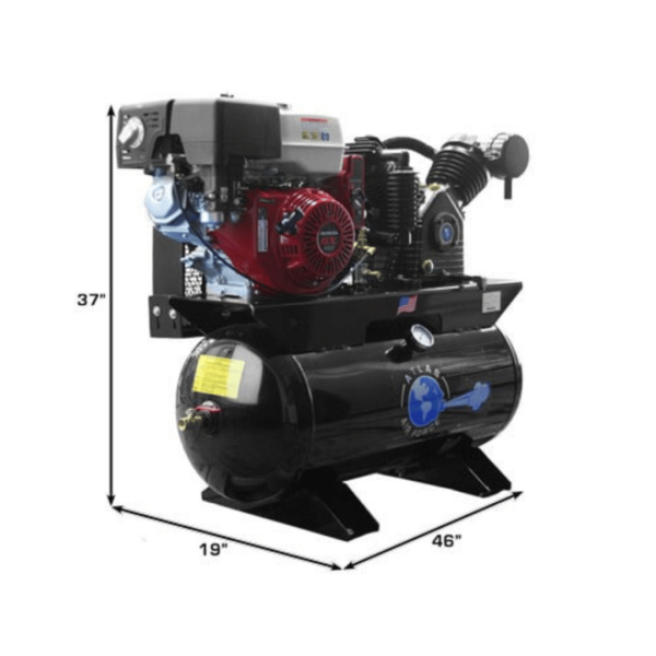 Atlas Air Force AF13 13HP 30 Gallon Gas-Powered Air Compressor - Image 3