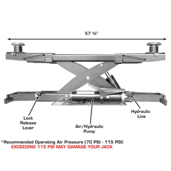 Atlas Platinum PVL14 4-Post Lift + RJ7000 Rolling Bridge Jacks ALI Certified Combo - Image 17