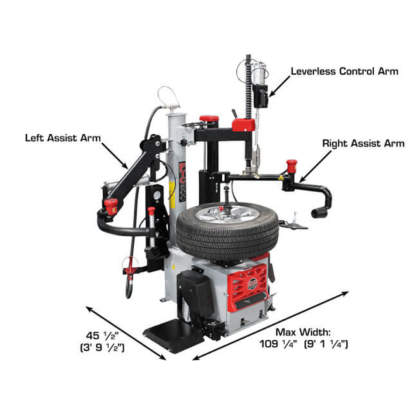 Atlas Platinum PTC500 Tire Changer + PWB90XL Wheel Balancer Combo Package - Image 3