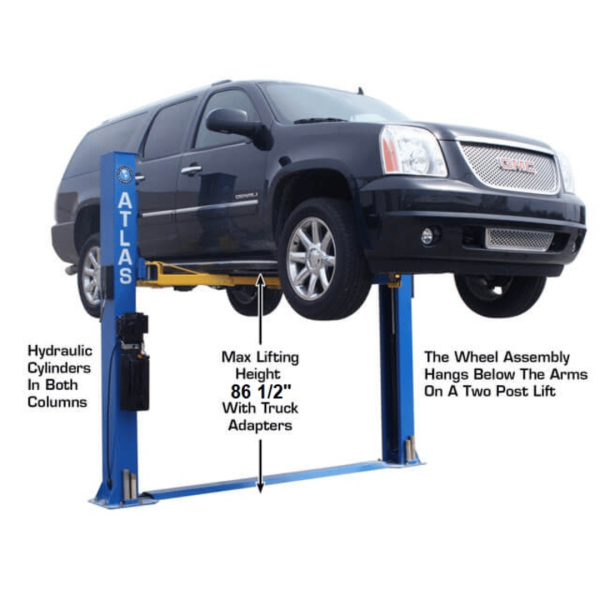 Atlas BP8000 8,000 lb Capacity Baseplate 2-Post Lift - Image 2